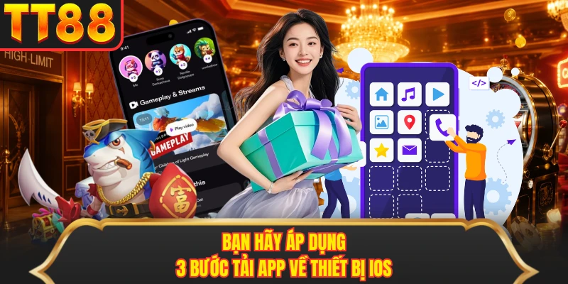 Bạn hãy áp dụng 3 bước tải app về thiết bị iOS 